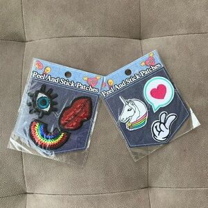 New Colorful Peel and Stick Patches Set 2 sets of 3 patches